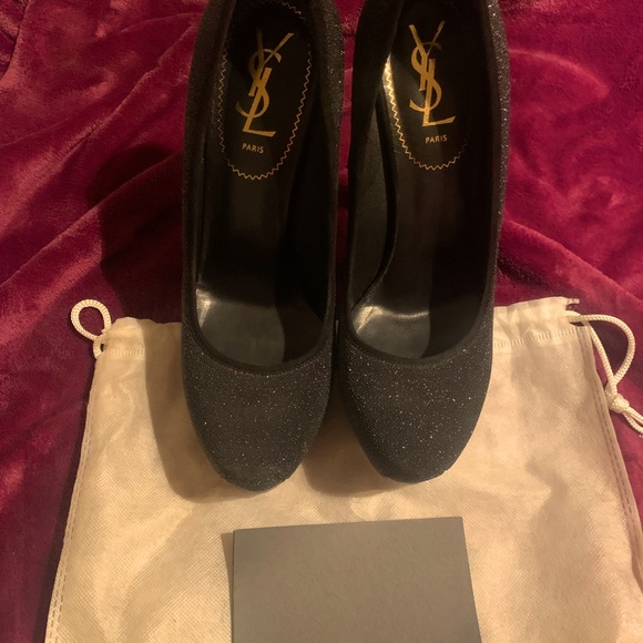 Yves Saint Laurent Tribtoo 105 Quartz Sparkle Pump - Picture 2 of 7